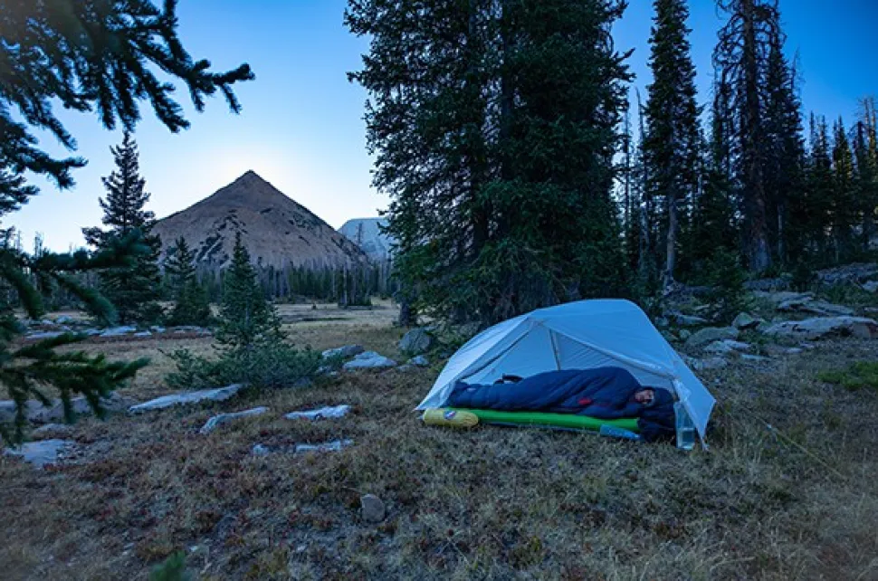 Big Agnes Sidewinder Sl 35 650 Downtek Naisten Makuupussi, Regular, Sininen