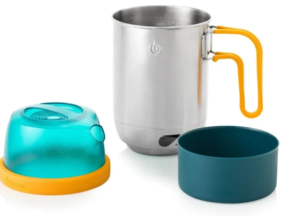 Biolite Campstove Kettlepot & Coffee Kit Retkikattila Kahvipuristimella