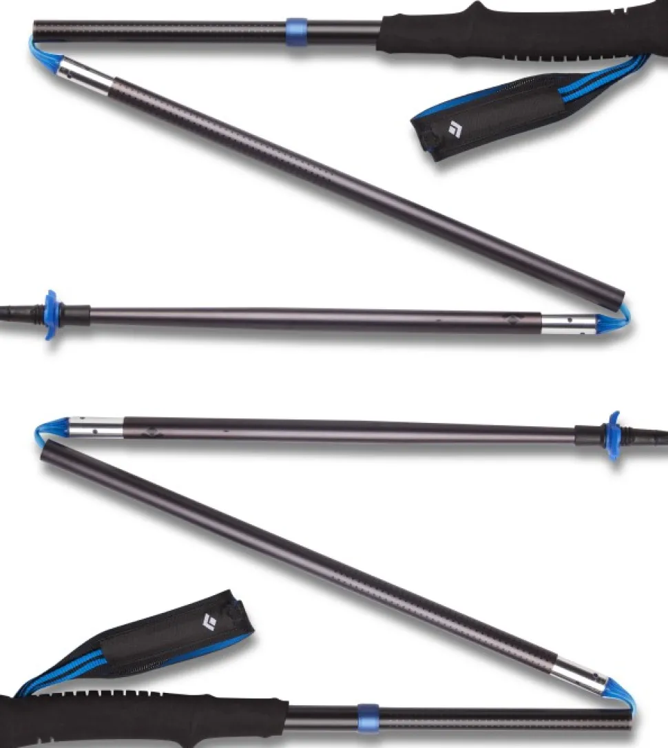 Black Diamond Distance Z-Poles Pewter Kokoontaitettavat Vaellussauvat