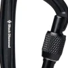 Black Diamond Liteforge Screwgate Carabiner Black -Erittain Kevyt Karbiini