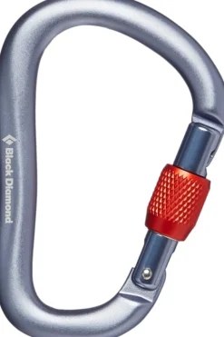 Black Diamond Rocklock Screwgate Carabiner Lukittava Karbiini, Harmaa