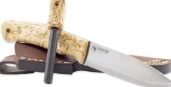 Casstrom No.10 Swedish Forest Knife Sleipner Puukko Kipinaraudalla, Masur/Scandi
