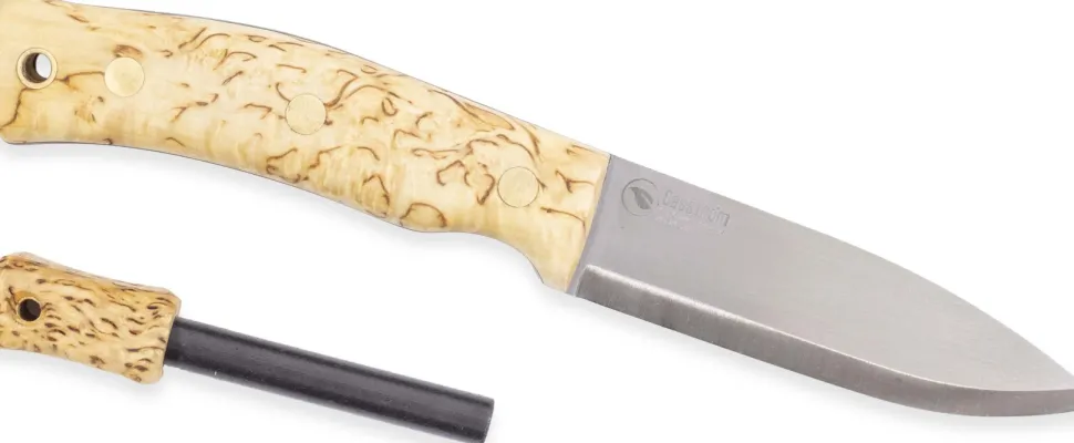 Casstrom No.10 Swedish Forest Knife Sleipner Puukko Kipinaraudalla, Masur/Scandi