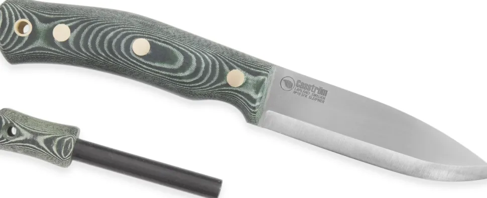 Casstrom No.10 Swedish Forest Knife Sleipner Puukko Kipinaraudalla, Micarta/Scandi
