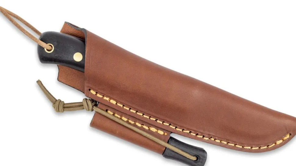 Casstrom Woodsman Sleipner Puukko Kipinaraudalla, Scandi