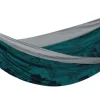 Eno Doublenest Bluesign Print Kahden Hengen Riippumatto, Mountains To Sea/Grey