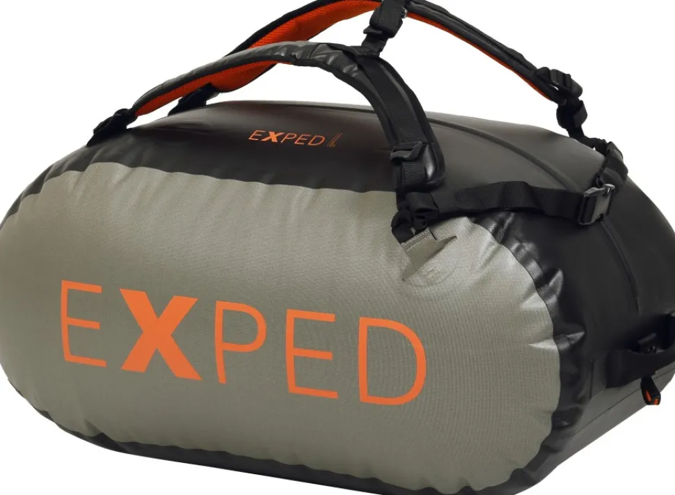 Exped Tempest 70 Varustekassi, Musta/Harmaavihrea