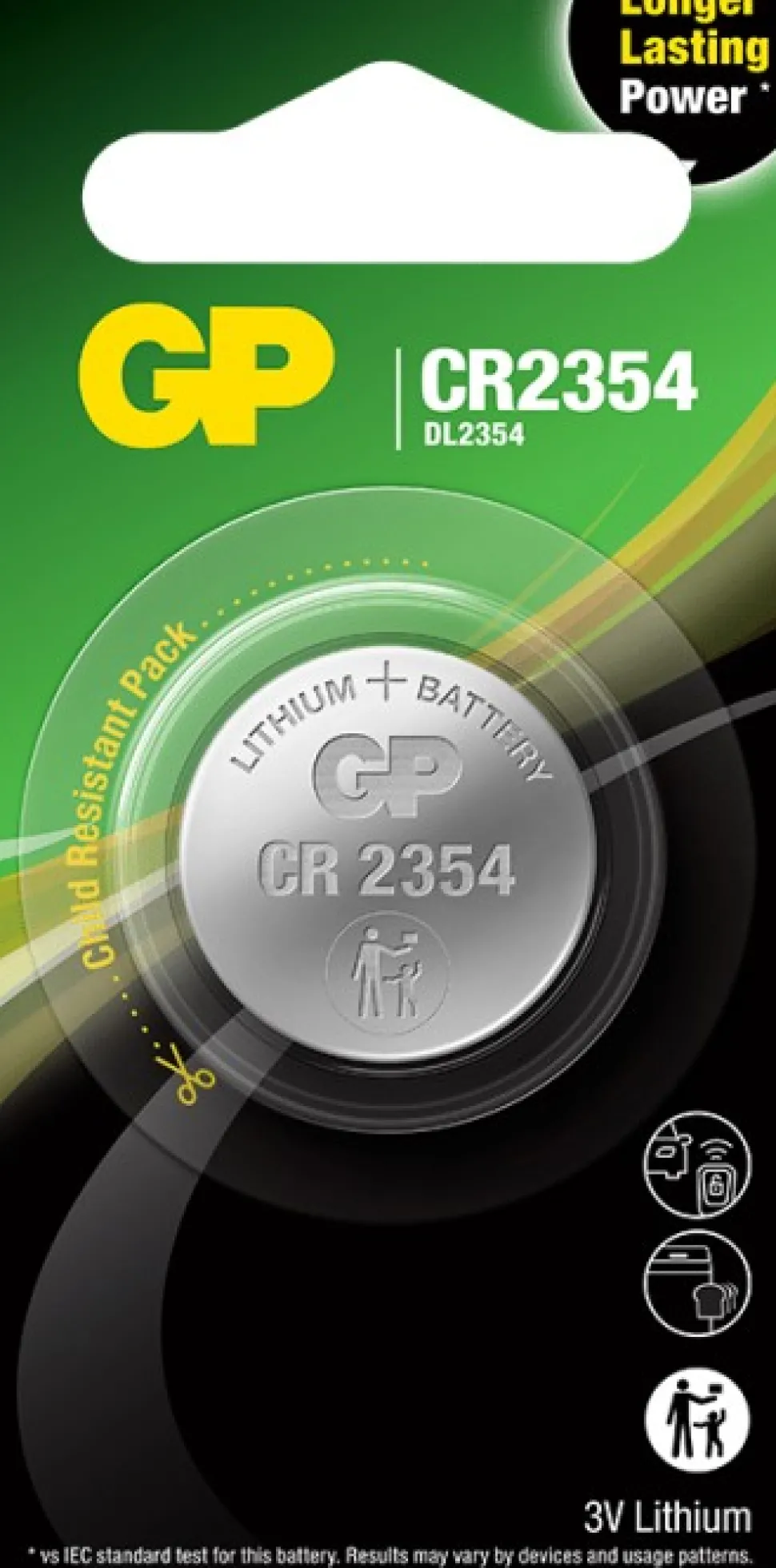 Gp Litium Nappiparisto Cr2354, 1 Kpl