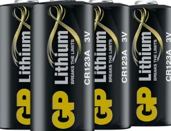 Gp Litiumparisto Cr123A, 4 Kpl