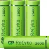 Gp Recyko Ladattava Aa-Paristo 2600Mah, 4 Kpl