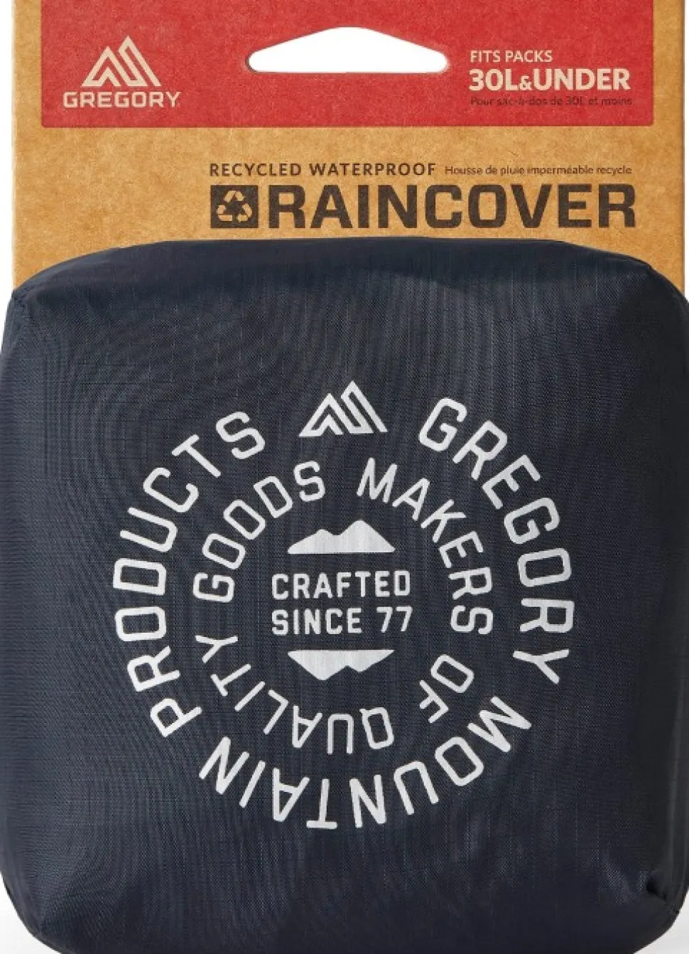 Gregory Raincover 30L Sadesuoja, Musta