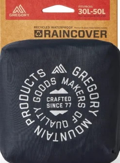 Gregory Raincover 30L-50L Sadesuoja, Musta