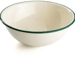 Gsi Deluxe Enamelware Bowl, Cream