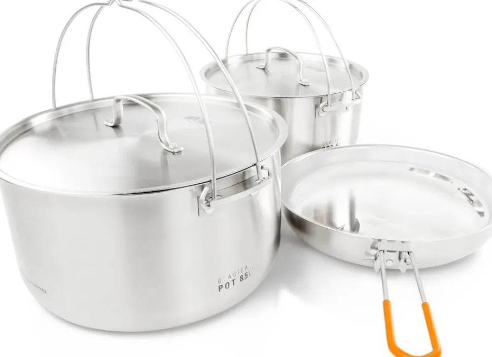 Gsi Glacier Stainless Troop Cookset Retkikeittiösetti