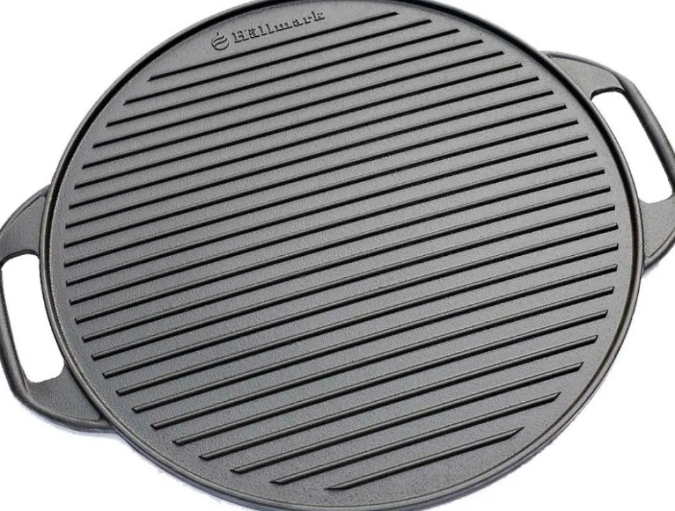 Hallmark Cast Iron Grill Pan Kaksipuolinen Grillipannu, 42 Cm