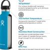 Hydroflask Insulated Standard Mouth Flex Juomapullo, 621Ml, Tummansininen