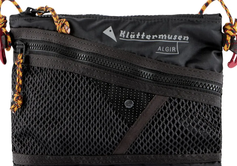 Klattermusen Algir Accessory Bag Tarvikelaukku, Small, Musta