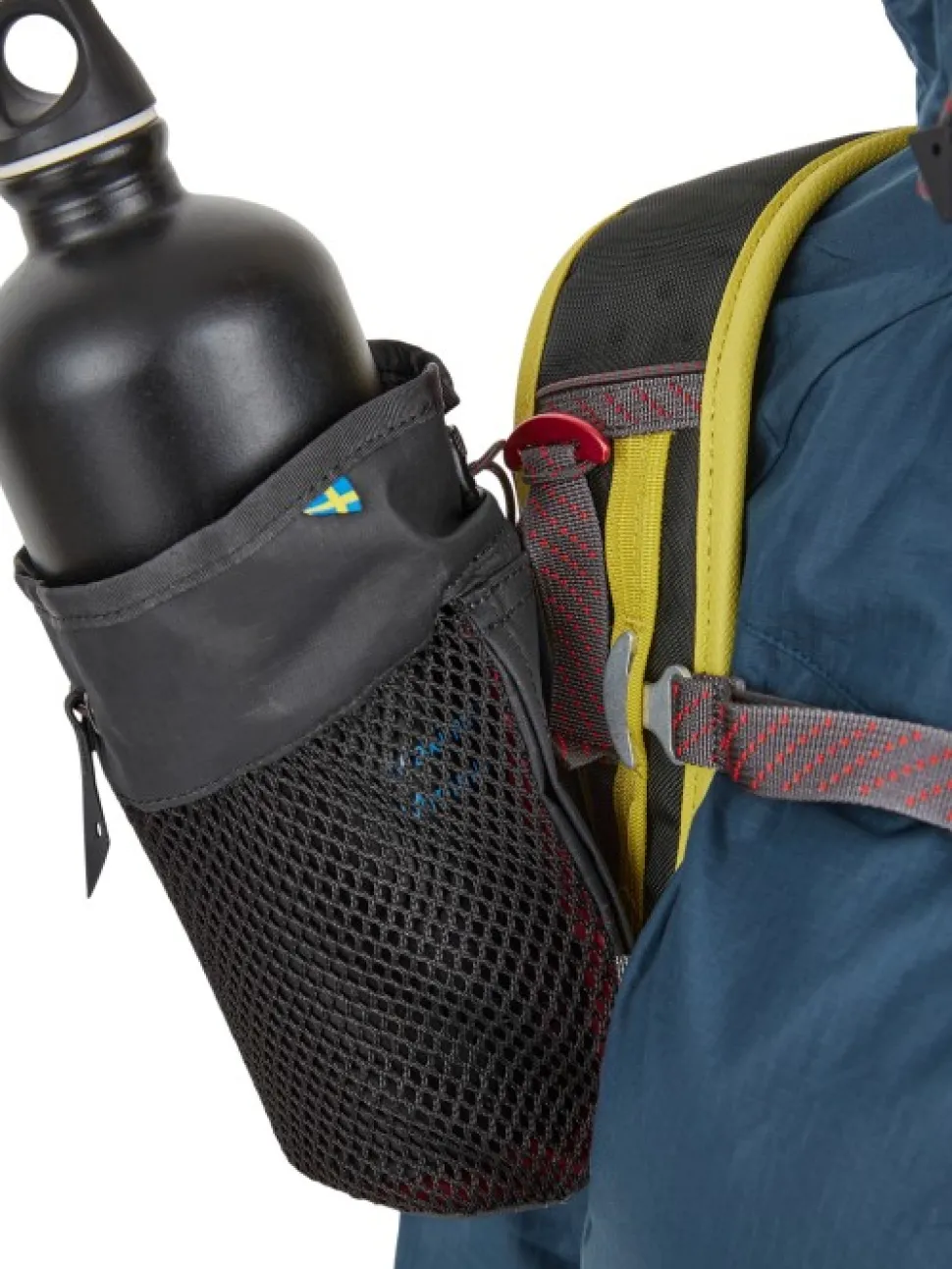 Klattermusen Bottle Holder 2.0 Pullotasku Reppuun, Musta