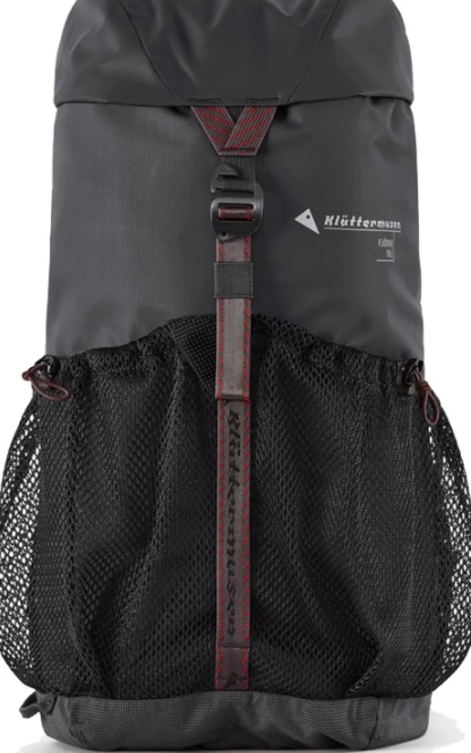 Klattermusen Fjorm Backpack Vaellusreppu, Musta
