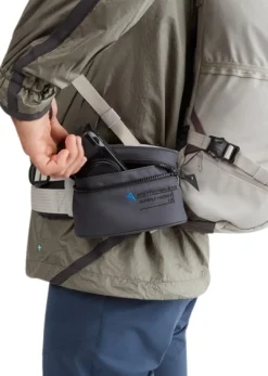 Klattermusen Hipbelt Pocket 2.0 Lisatasku, Tummanharmaa