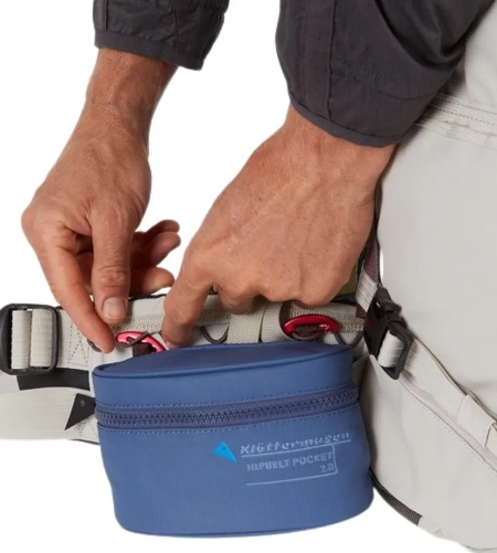 Klattermusen Hipbelt Pocket 2.0 Lisatasku, Tummanharmaa