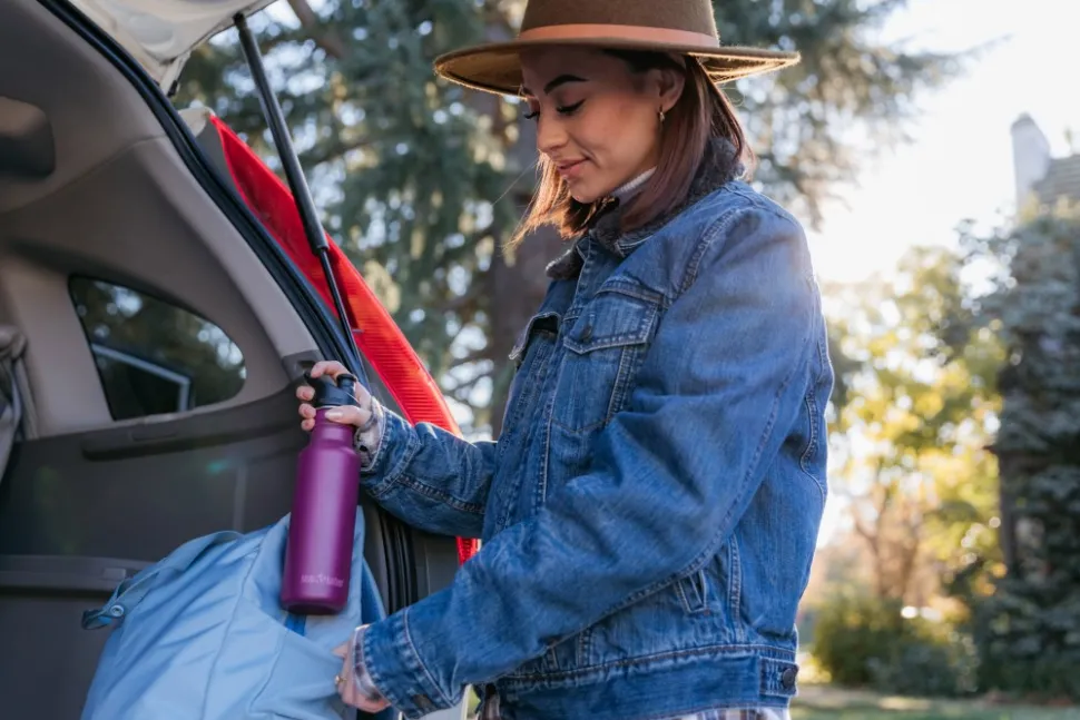Klean Kanteen Classic Narrow Juomapullo Sporttikorkilla, 532 Ml, Violetti