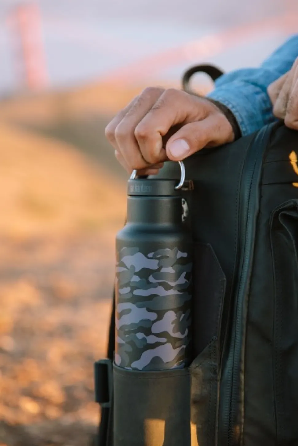 Klean Kanteen Insulated Classic Juomapullo, 592 Ml, Black Camo