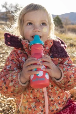 Klean Kanteen Kids Classic Narrow Juomapullo, Sippy Cap, 355 Ml, Punainen