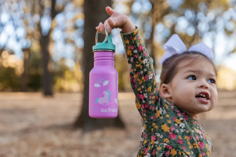 Klean Kanteen Kids Classic Narrow Juomapullo, Sippy Cap, 355 Ml, Violetti