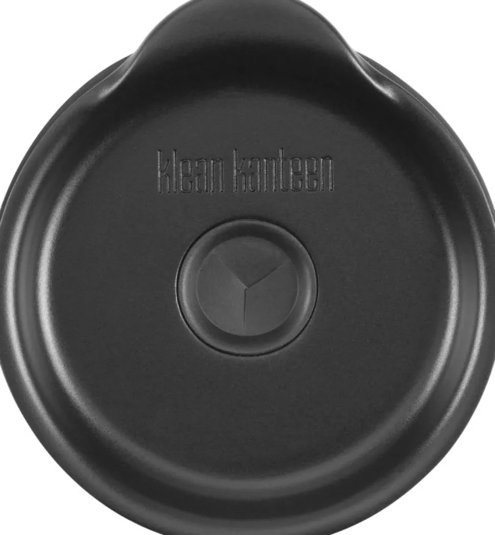 Klean Kanteen Straw Lid Juomakansi Pillinreialla, Musta