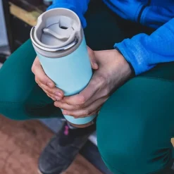 Klean Kanteen Tkwide 592Ml With Wide Cafe Cap Blue Tint