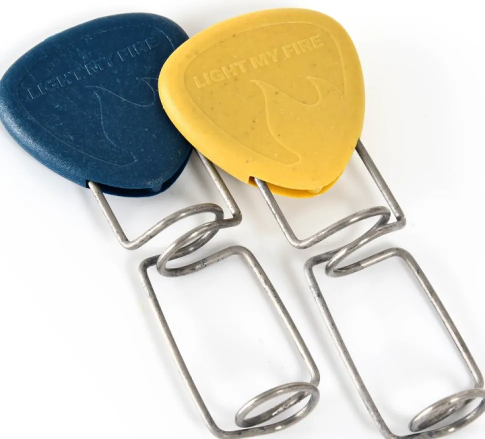 Light My Fire Grandpas Firefork Bio 2-Pack Musty Yellow / Hazy Blue