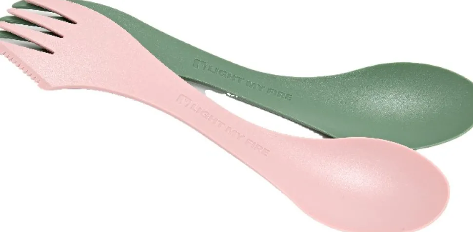 Light My Fire Spork Lefty Bio Sandy Green / Dusty Pink