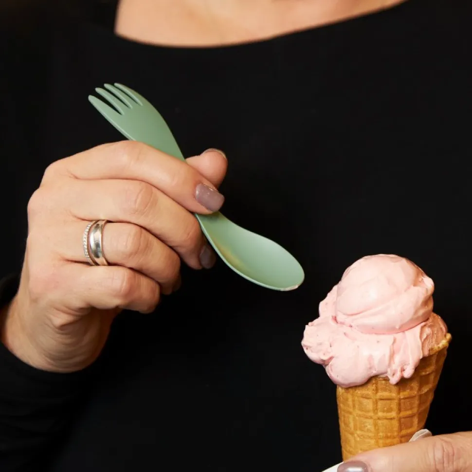 Light My Fire Spork Little Bio 2-Pack Sandy Green / Dusty Pink