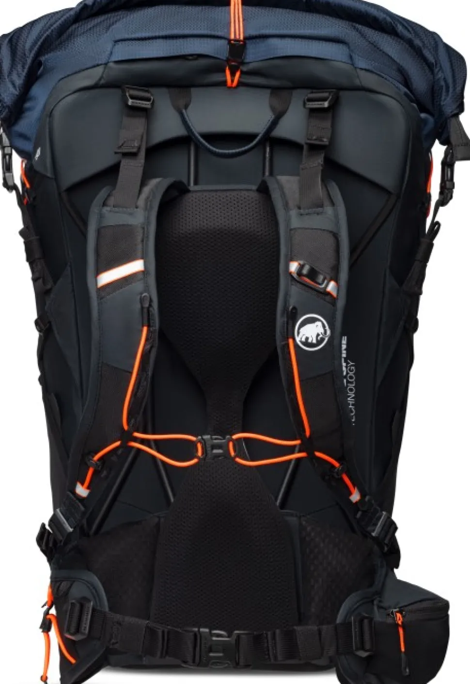 Mammut Ducan Spine 50-60 Women Naisten Vaellusreppu, Tummansininen/Musta