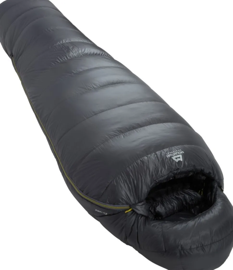 Mountain Equipment Firelite Left Zip Long Untuvamakuupussi, Sinimusta