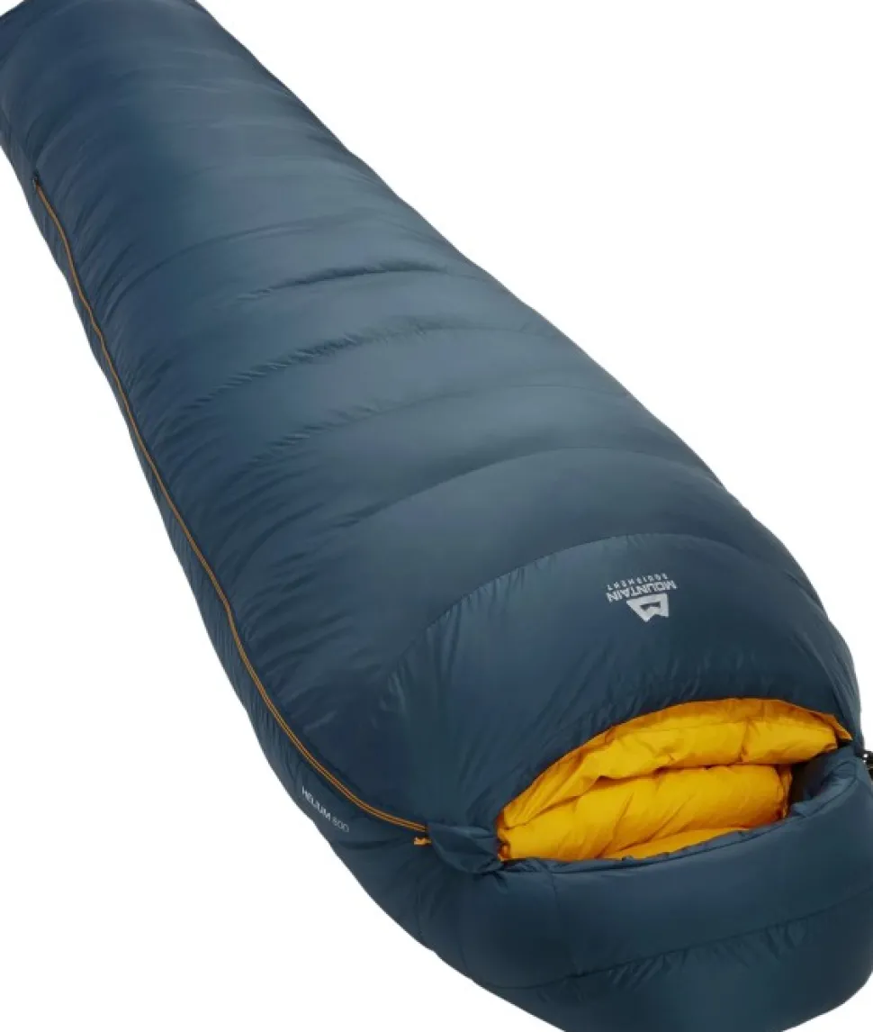 Mountain Equipment Helium 800 -16°C Left Zip Regular Unisex Untuvamakuupussi, Sininen