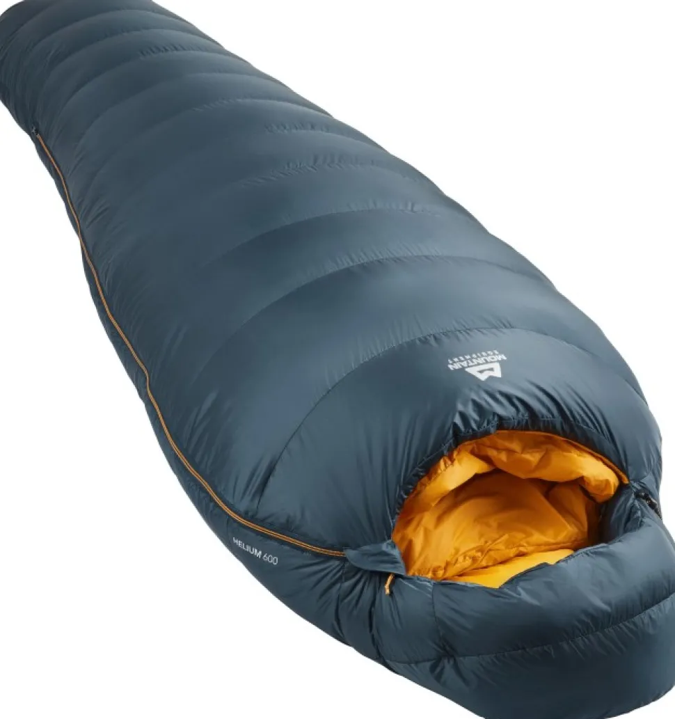 Mountain Equipment Helium 600 -11°C Left Zip Regular Makuupussi, Sininen