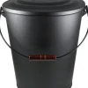 Muurikka Behallare For Aska Med Lock, Stal/Zink, 25L
