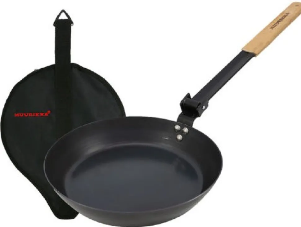 Muurikka Paistinpannu Taittuva Varsi Hiiliteras 24 Cm