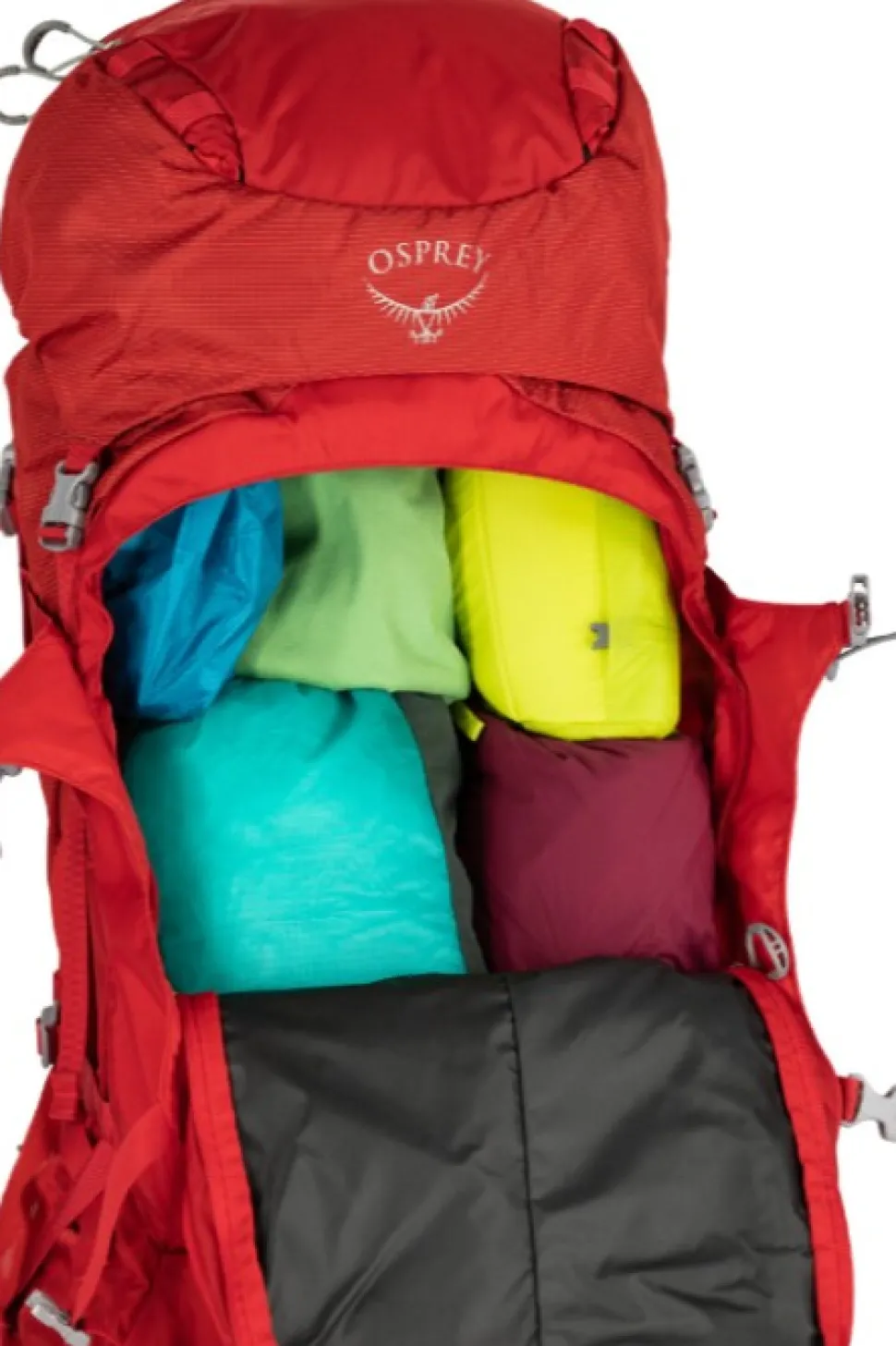 Osprey Ariel Plus 60 Naisten Rinkka, Punainen