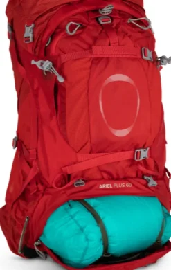 Osprey Ariel Plus 60 Naisten Rinkka, Punainen