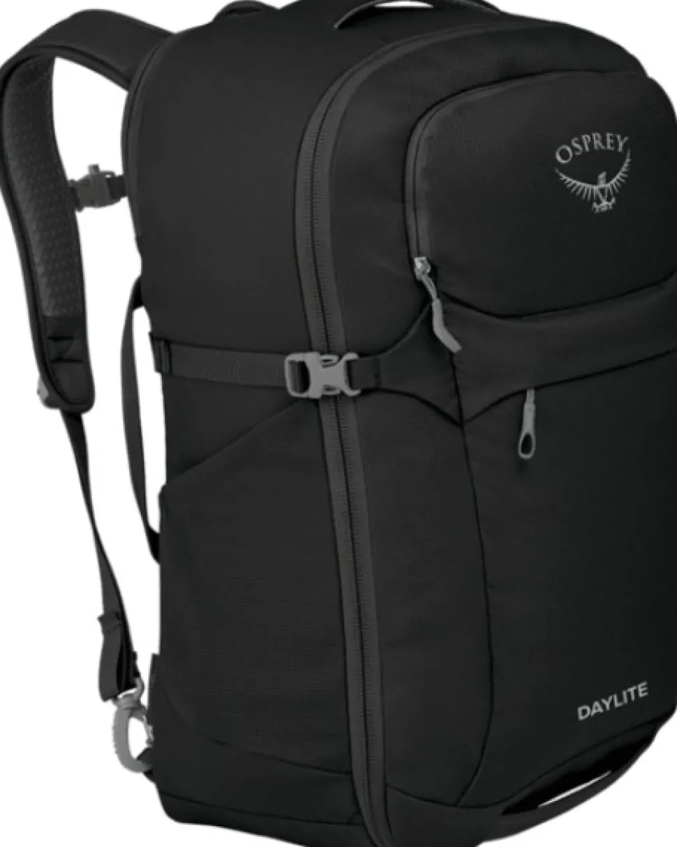 Osprey Daylite Carry-On Travel Pack 44 Kasimatkatavaralaukku, Musta