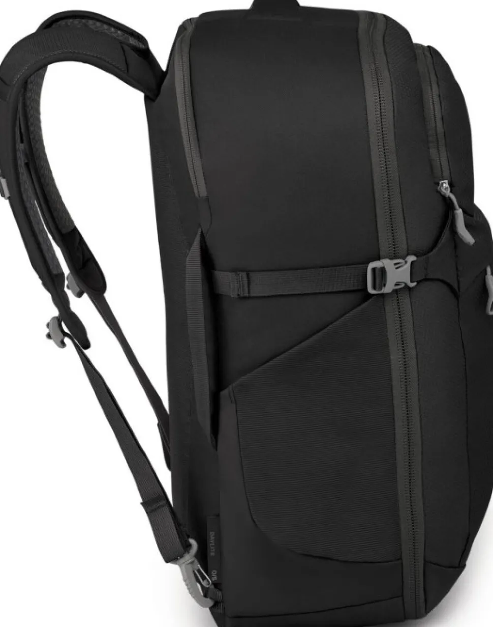 Osprey Daylite Carry-On Travel Pack 44 Kasimatkatavaralaukku, Musta