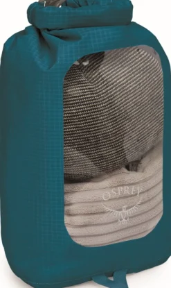 Osprey Dry Sack Window Kuivapussi, 6 L, Petrooli