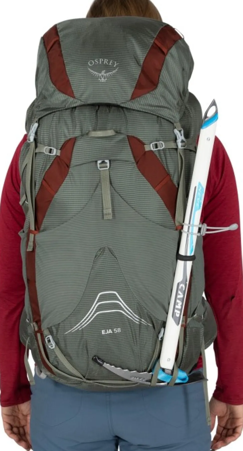 Osprey Eja 58 Naisten Rinkka, Harmaa