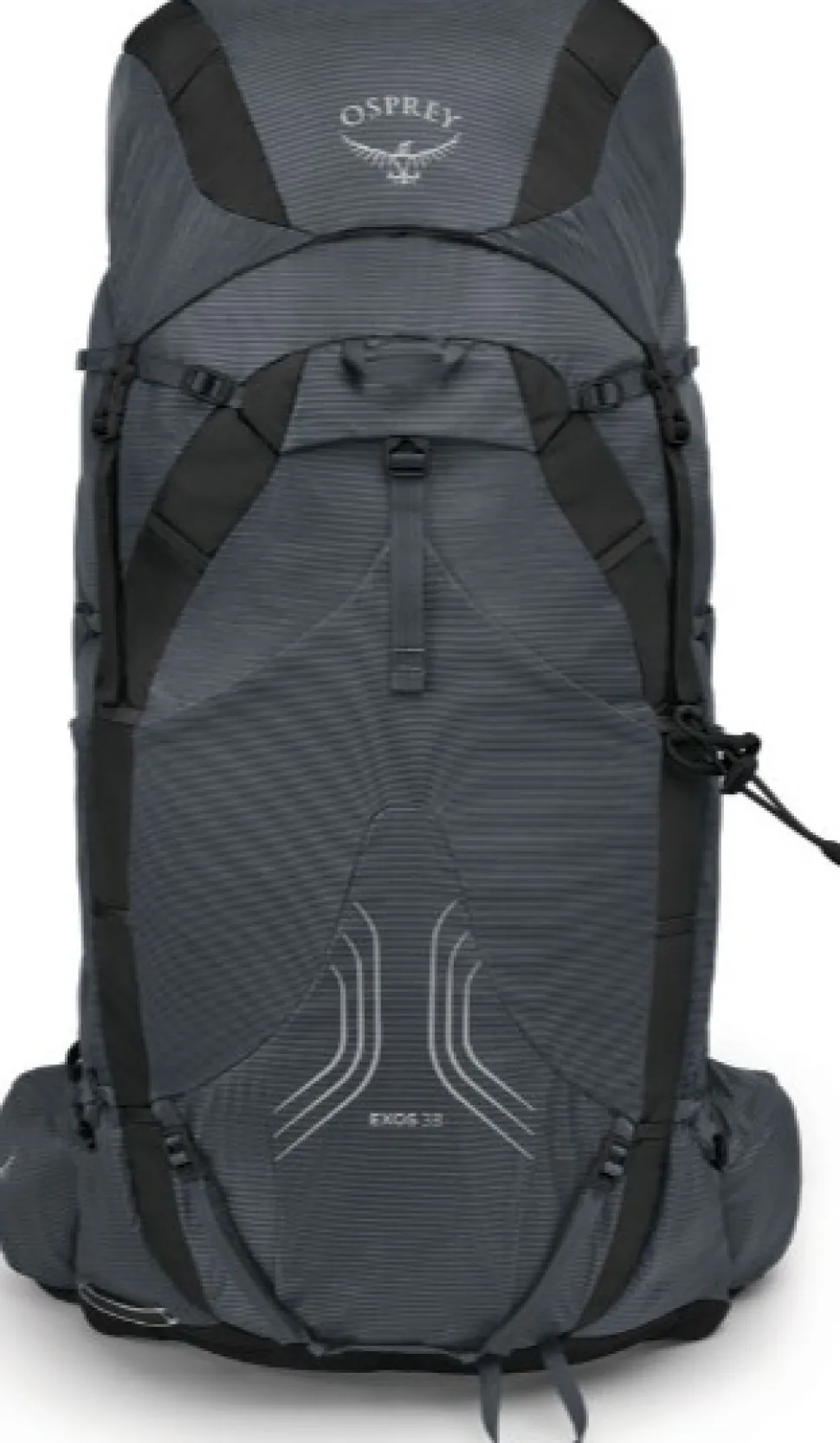 Osprey Exos 38 Rinkka, Harmaa