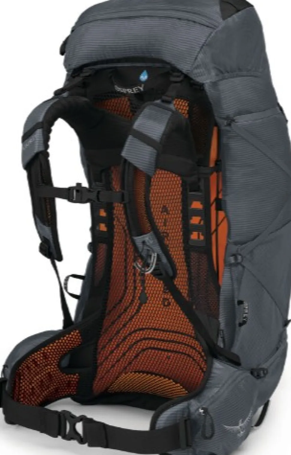 Osprey Exos 58 Rinkka, Harmaa
