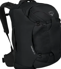 Osprey Farpoint 55 Matkailurinkka, Musta