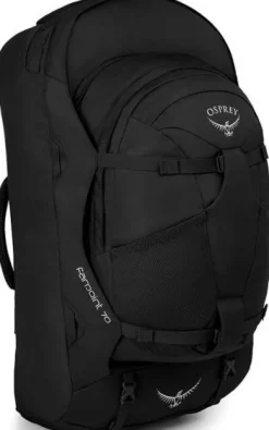 Osprey Farpoint 70 Matkailurinkka, Musta